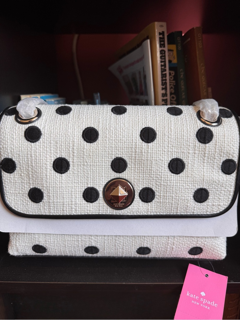 Kate Spade Natalia Polka Dot Shoulder Bag NWT